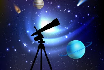 space-background-with-telescope_1284-4407
